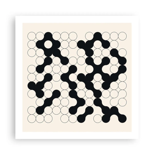Plagát - Čínska hra – variácia - 60x60 cm