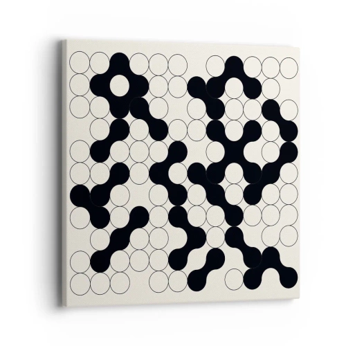 Obraz na plátne - Čínska hra – variácia - 40x40 cm