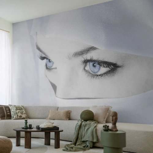 Samolepiaca Fototapeta Deluxe Sticker - Priamo z tisíca a jednej noci - Žena, Oči, Kultúra - 300x210 cm
