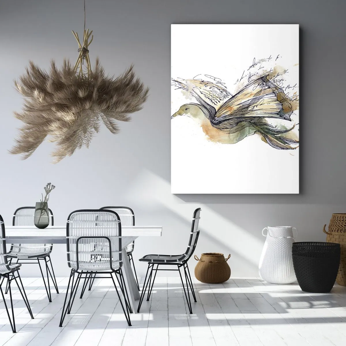 Obraz na plátne - Na krídlach poézie - 50x70 cm