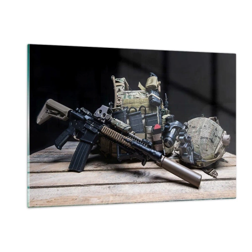 Obraz na skle - Pohov! - 120x80 cm