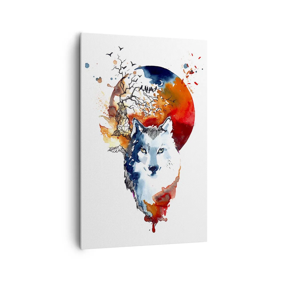 Obraz na plátne - Nosom na skle - 80x120 cm