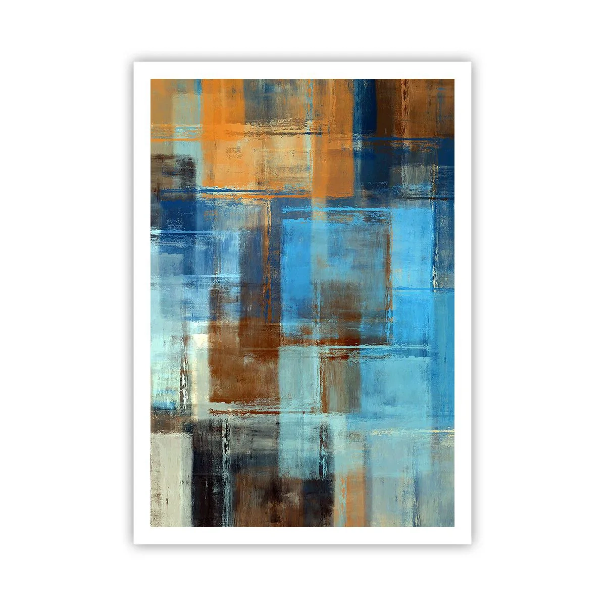 Plagát - Cez modrý závoj - 70x100 cm