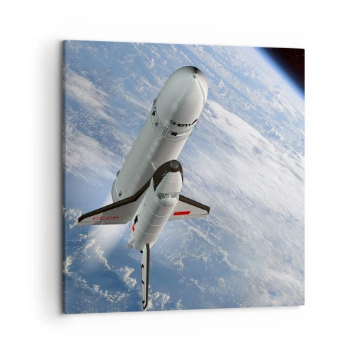 Obraz na plátne - Vesmírne nanebovstúpenie - 50x50 cm