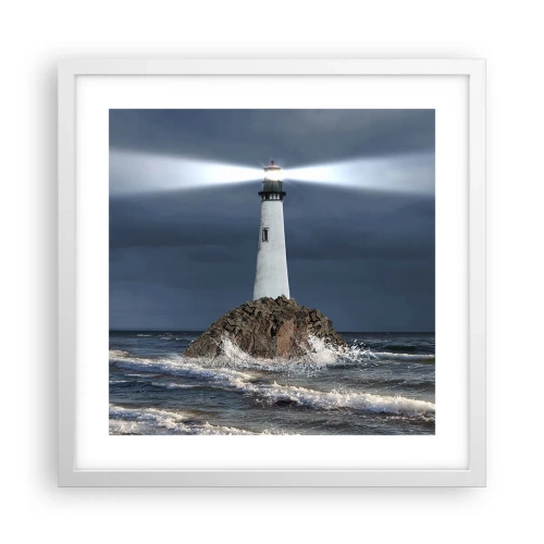 Plagát v bielom ráme - Tu…tu…tuná! - 40x40 cm