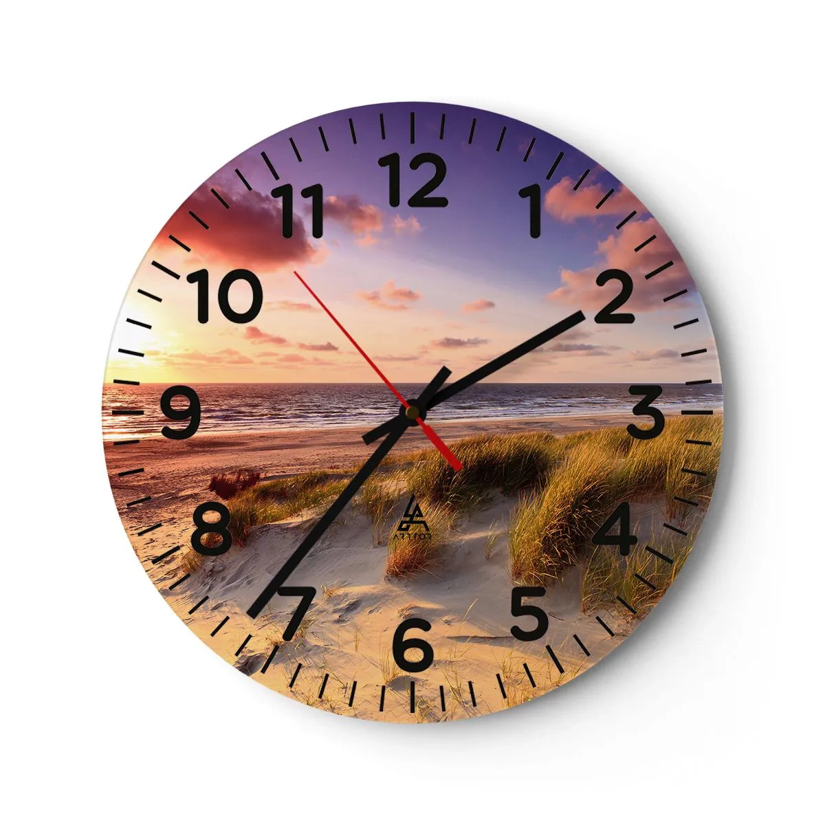 Nástenné hodiny - Už letom vonia vzduch - 40x40 cm