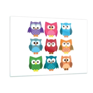 Obraz na skle - Je zábavné byť iným - 120x80 cm