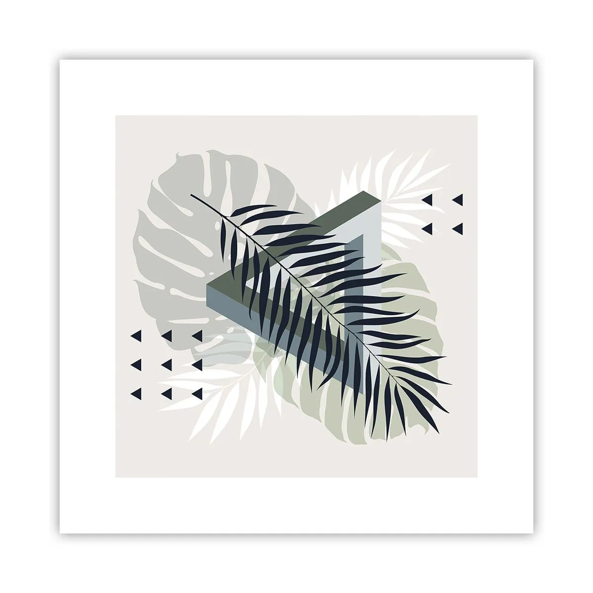 Plagát - Príroda a geometria – dva poriadky? - 30x30 cm