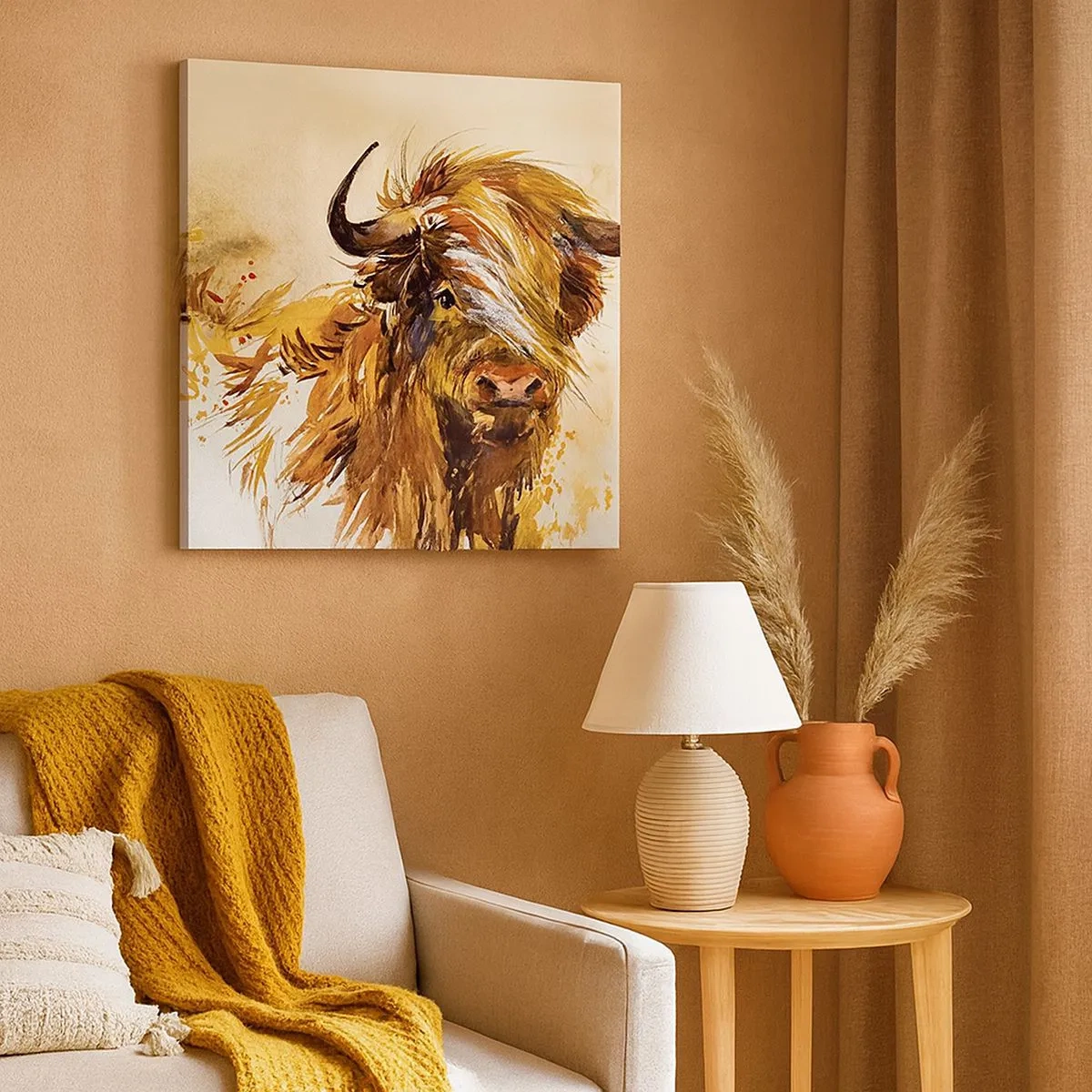 Obraz na plátne - Pýcha lovca - 30x30 cm