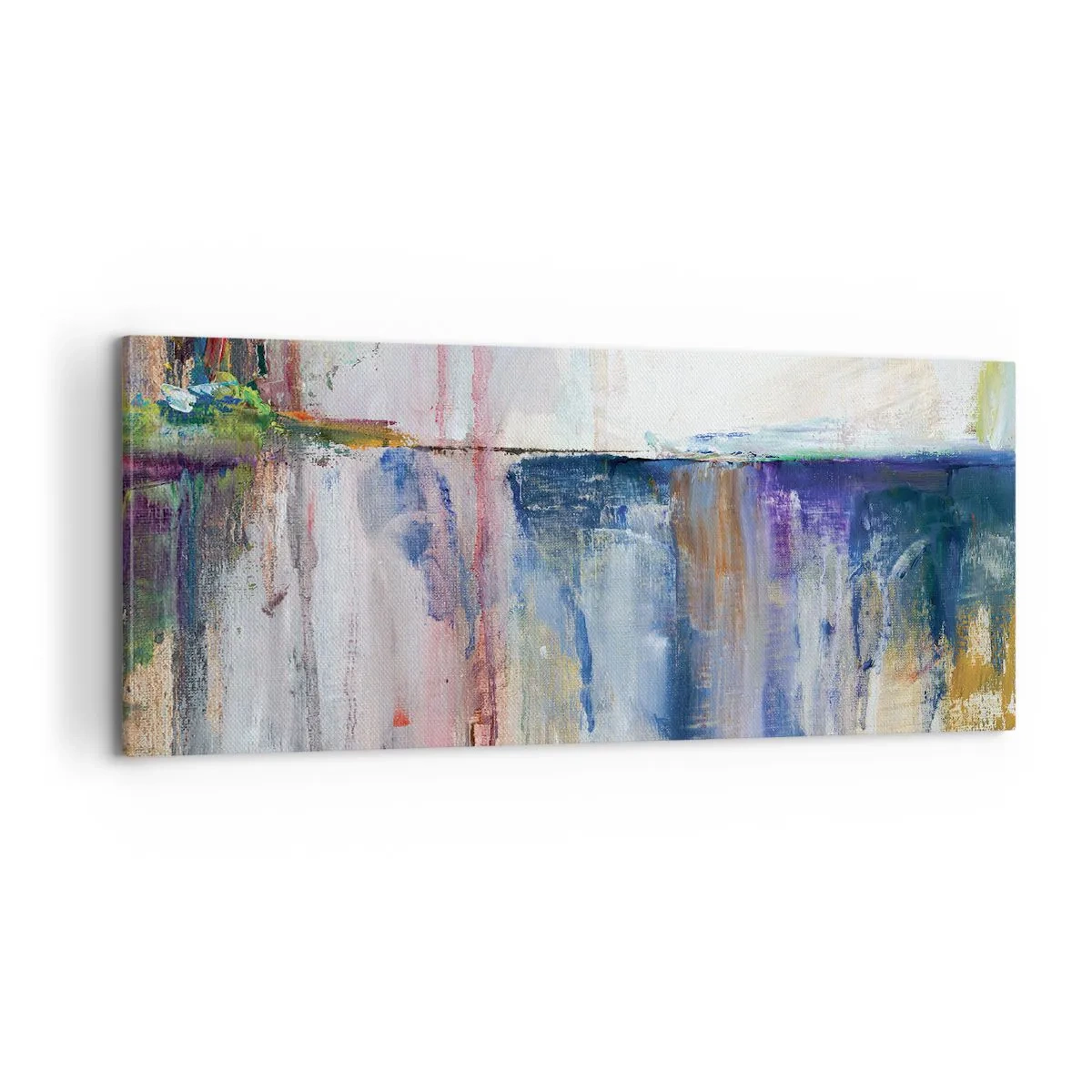 Obraz na plátne - Farebné dojmy a asociácie - 100x40 cm