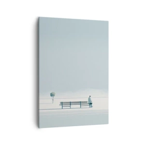 Obraz na plátne - Áno, čakám. - 50x70 cm