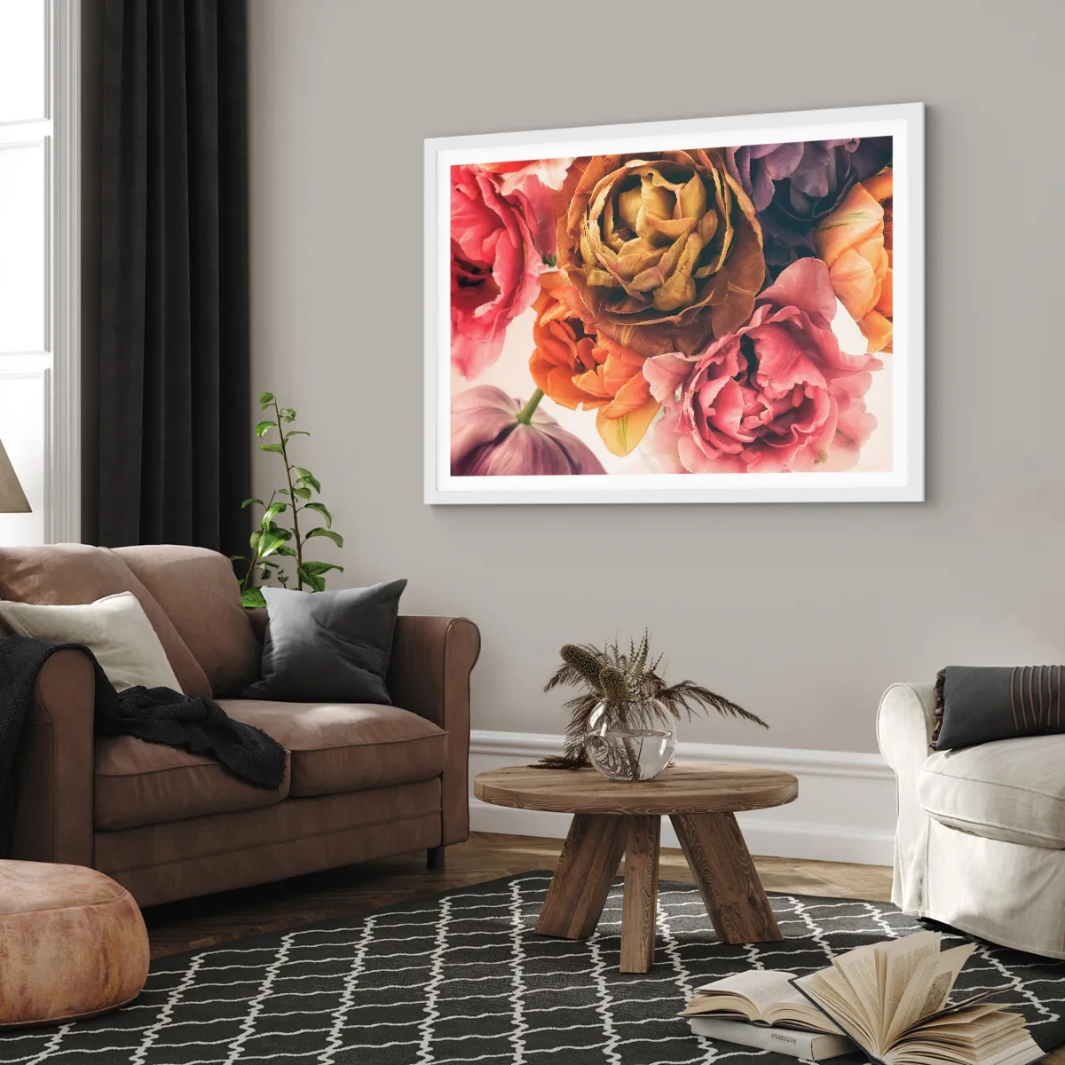 Plagát v bielom ráme - Oslava života - 70x50 cm