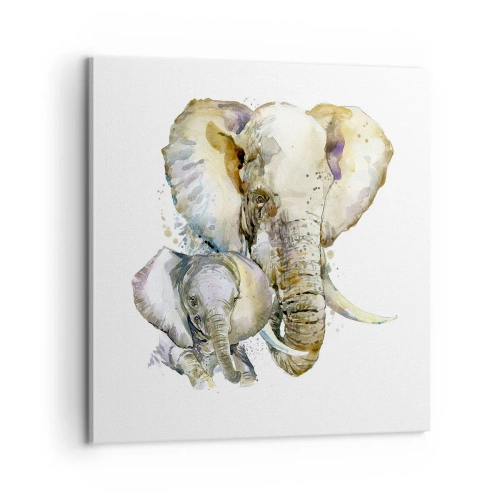 Obraz na plátne - Najlepšie je u mamy - 60x60 cm