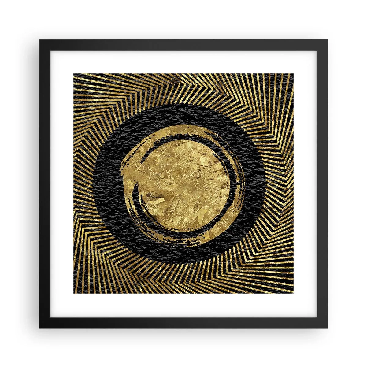 Plagát v čiernom ráme - Glamour - 40x40 cm