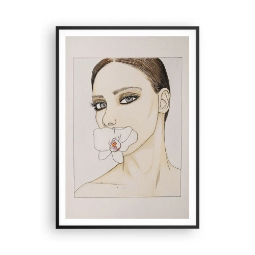 Plagát v čiernom ráme - Symbol elegancie a krásy - 70x100 cm