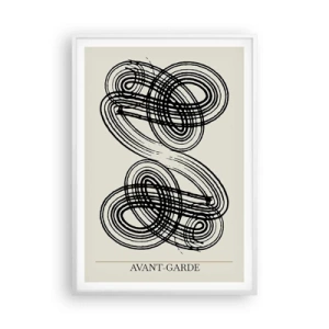 Plagát v bielom ráme - Vyšlo to spontánne - 70x100 cm