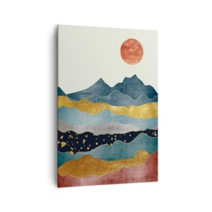 Obraz na plátne - Prierez svetom - 70x100 cm