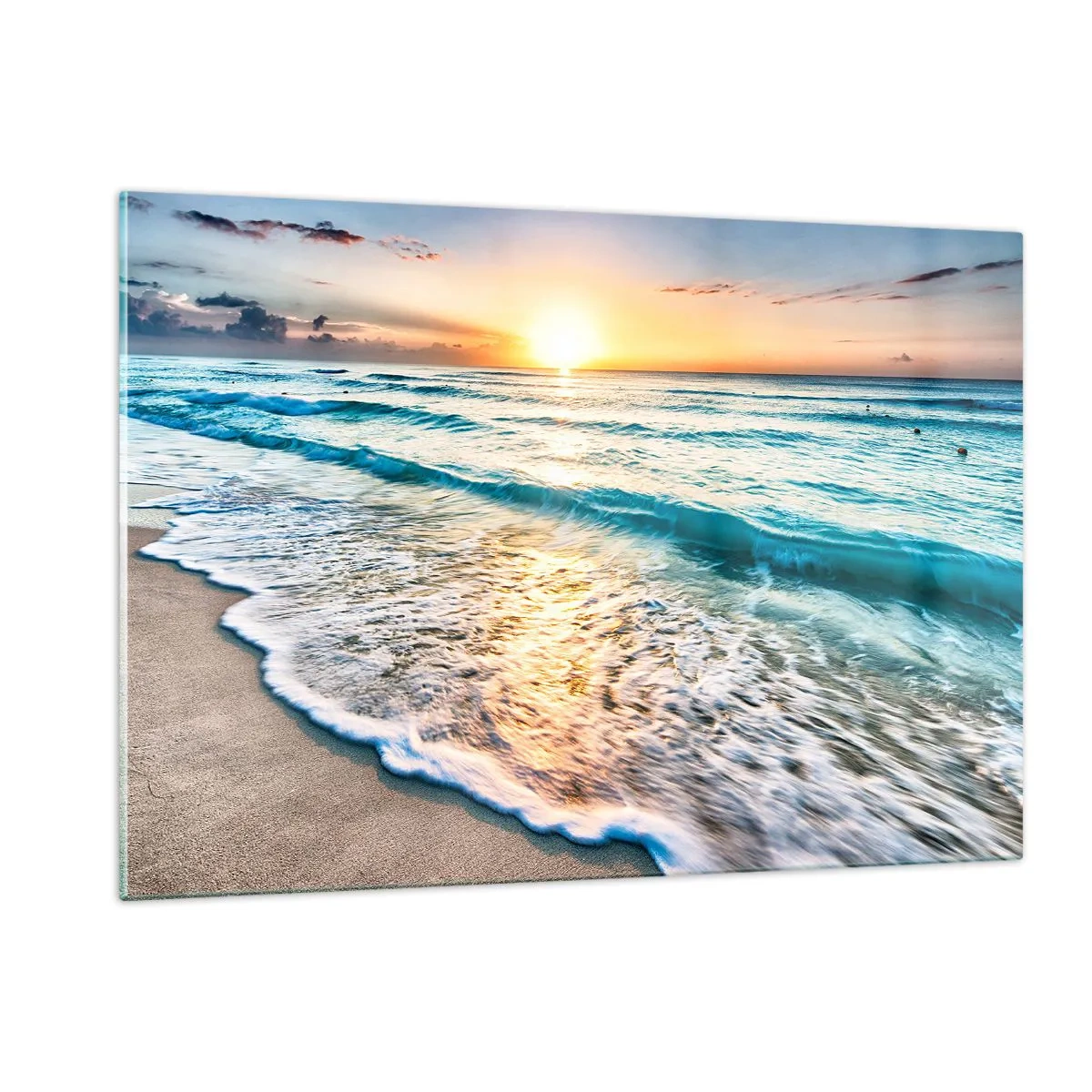 Obraz na skle - Výhľad, ktorý stojí za to - 120x80 cm