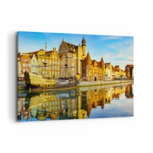 Obraz na plátne - Zrkadlový odraz minulosti - 100x70 cm