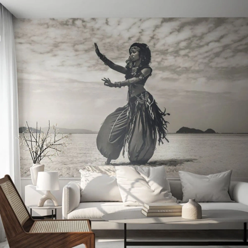 Fototapeta Premium Canvas - Tanec južných ostrovov - tanečnica, India, Orient - 100x70 cm