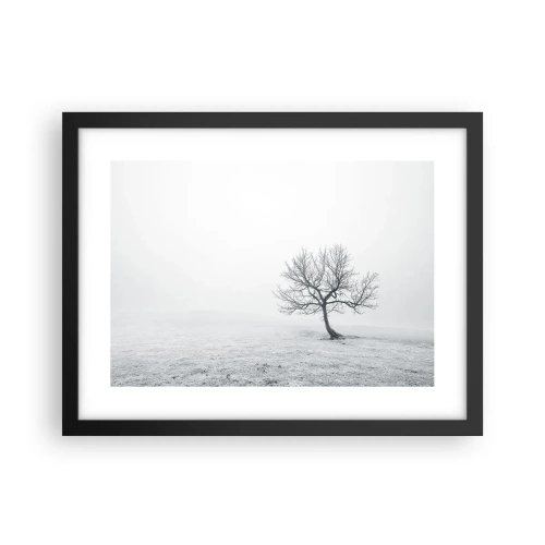 Plagát v čiernom ráme - Proti ničote - 40x30 cm