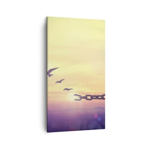 Obraz na plátne - Víťazstvo slobody - 45x80 cm