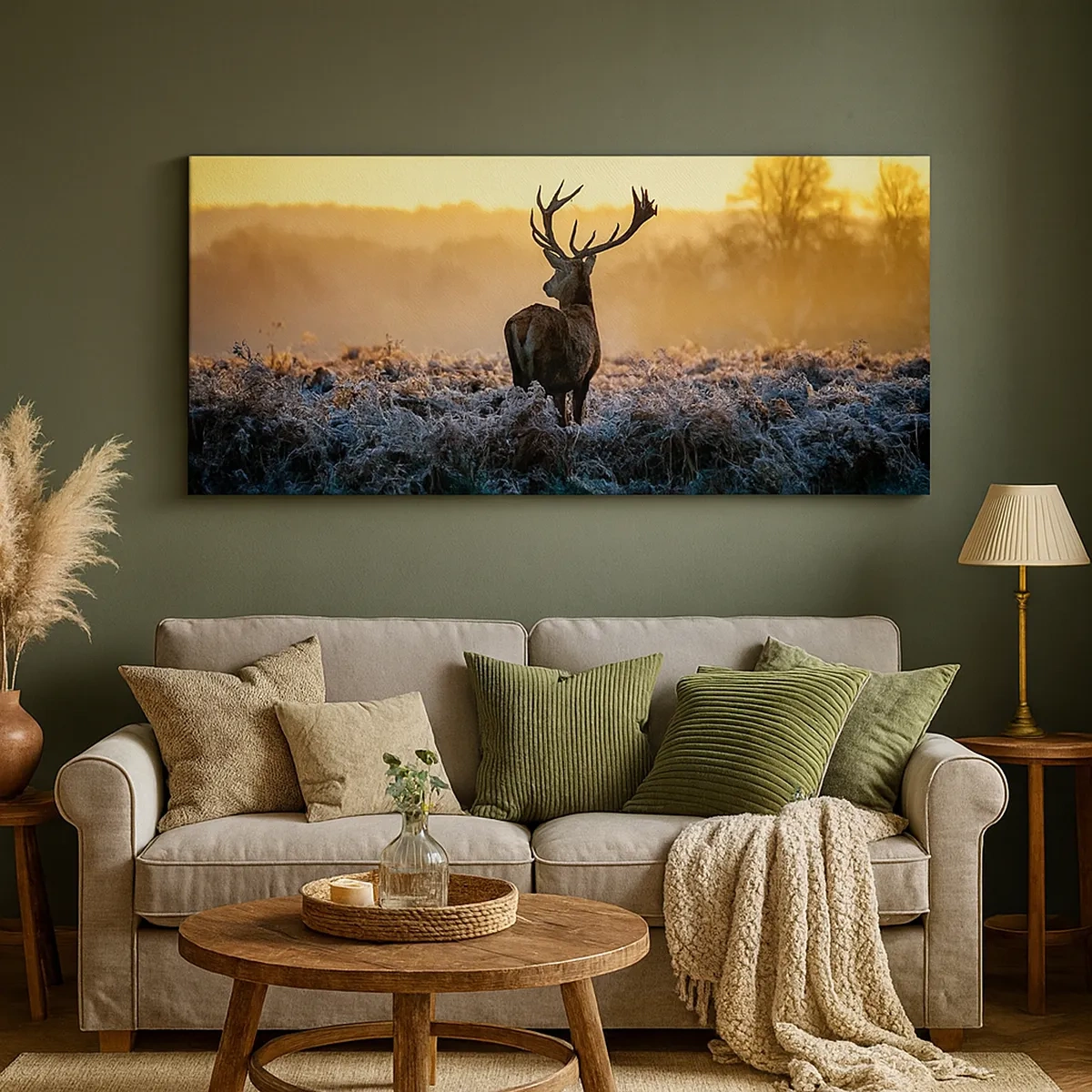 Obraz na plátne - Korunovaný na svojom panstve - 30x30 cm