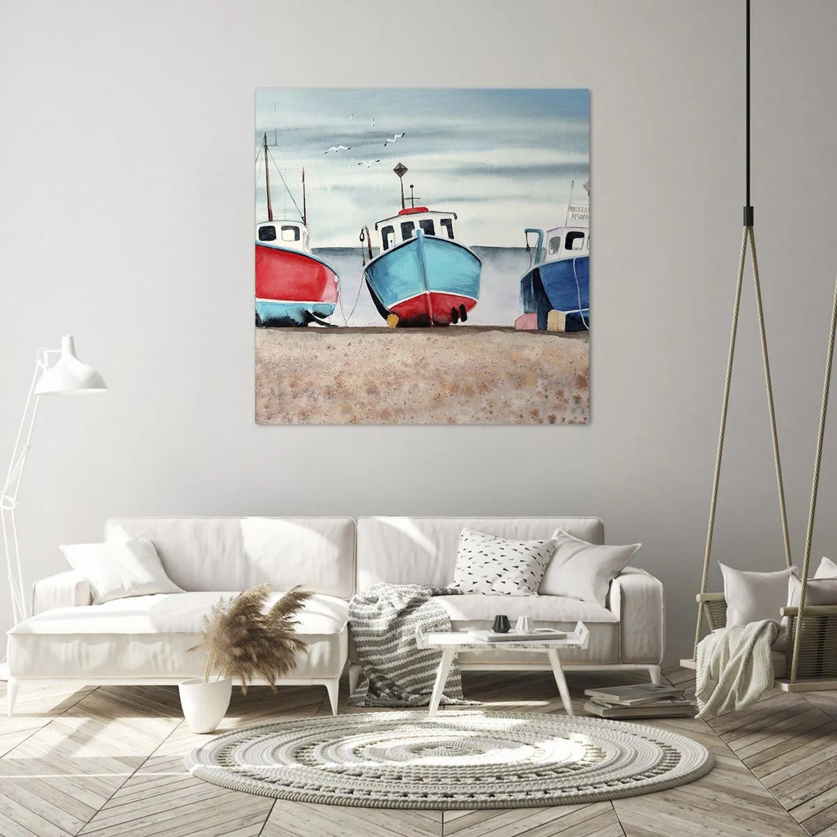 Obraz na plátne - Pripravené na úlovok - 70x70 cm