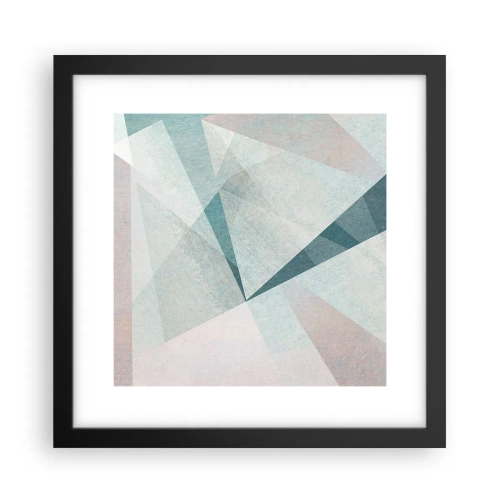 Plagát v čiernom ráme - V kľude, ale dynamicky - 30x30 cm