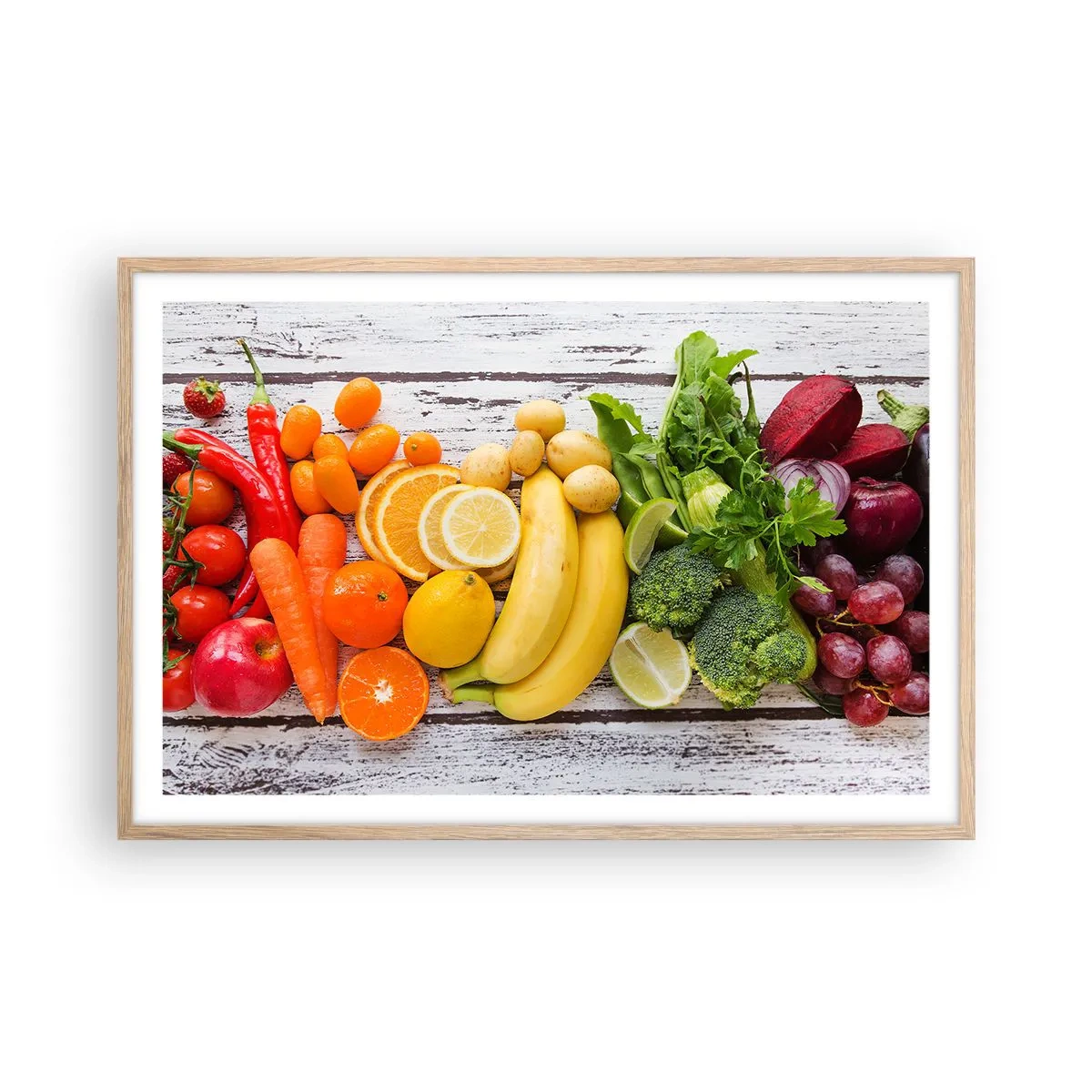 Plagát v ráme zo svetlého duba - To nestačí? - 91x61 cm