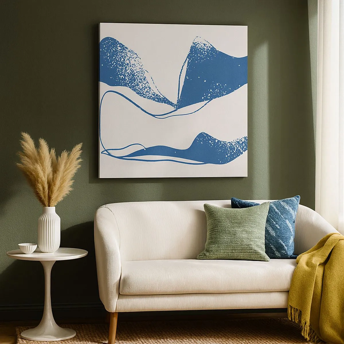 Obraz na plátne - Okrídlená abstrakcia - 30x30 cm