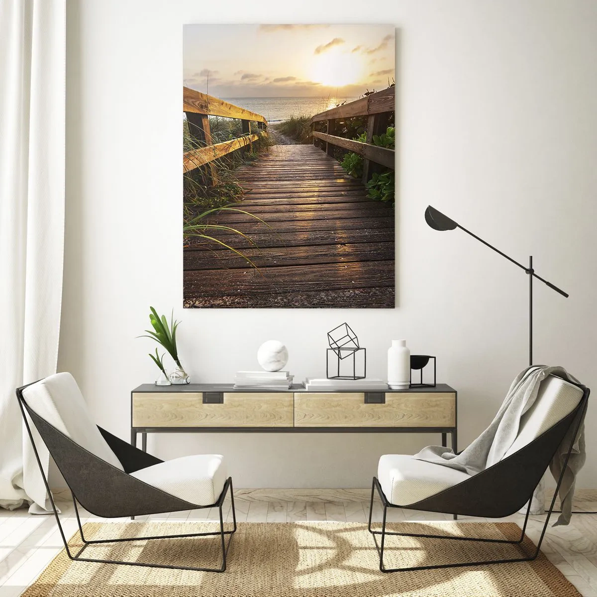 Obraz na skle - A priamo k brehu - 50x70 cm