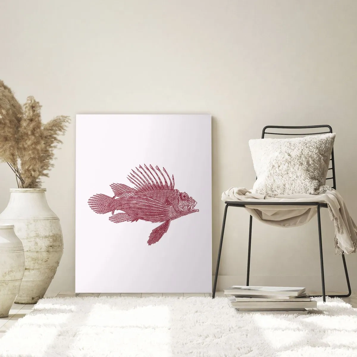 Obraz na skle - Obyvateľka exotických vôd - 80x120 cm