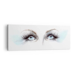 Obraz na plátne - Oči anjela? - 140x50 cm