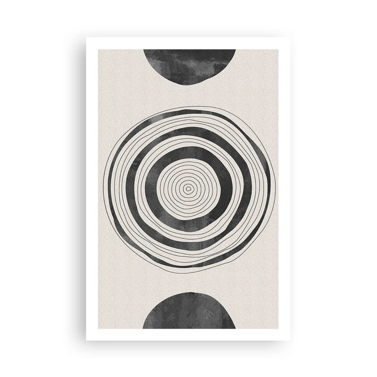 Plagát - Dôležité je to, čo je uprostred - 61x91 cm