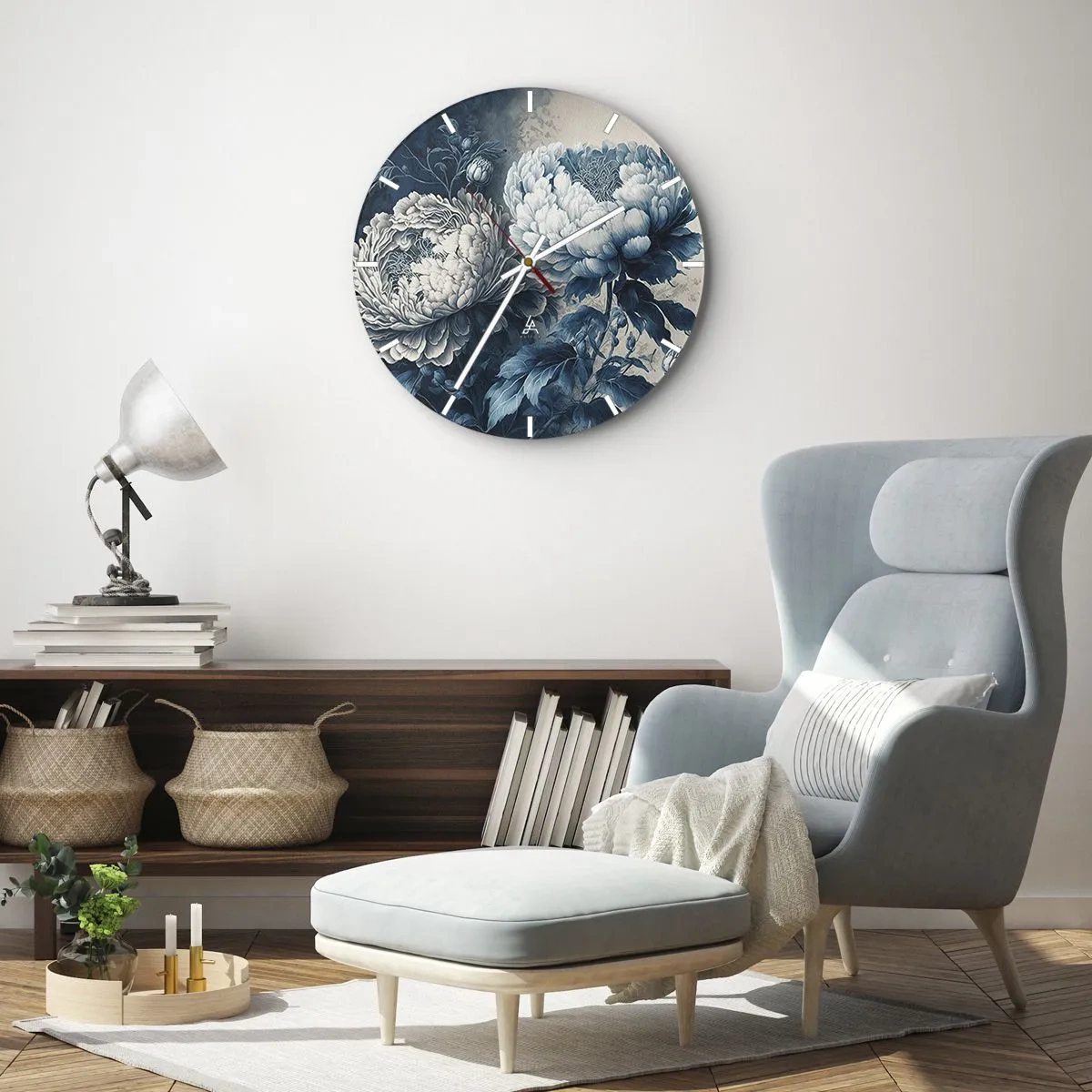 Nástenné hodiny - Zhodný pár - 30x30 cm