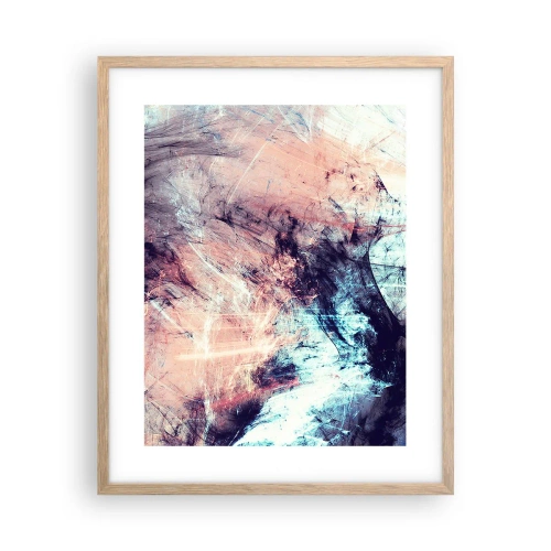 Plagát v ráme zo svetlého duba - Vnímaj vietor - 40x50 cm