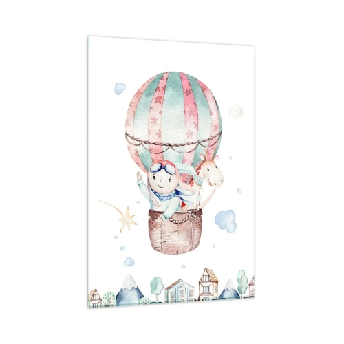 Obraz na skle - Čoskoro sa vrátime! - 80x120 cm