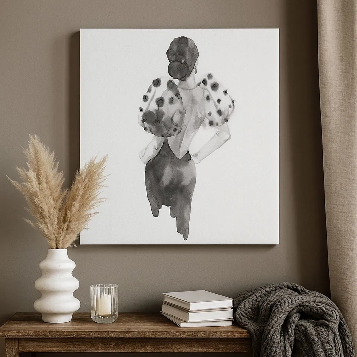 Obraz na plátne - Prešla hneď vedľa - 30x30 cm