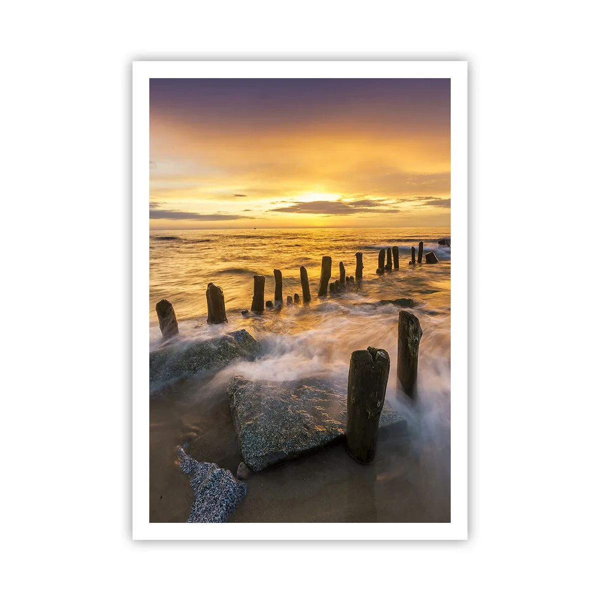 Plagát - Drsná krása Baltského mora  - 70x100 cm