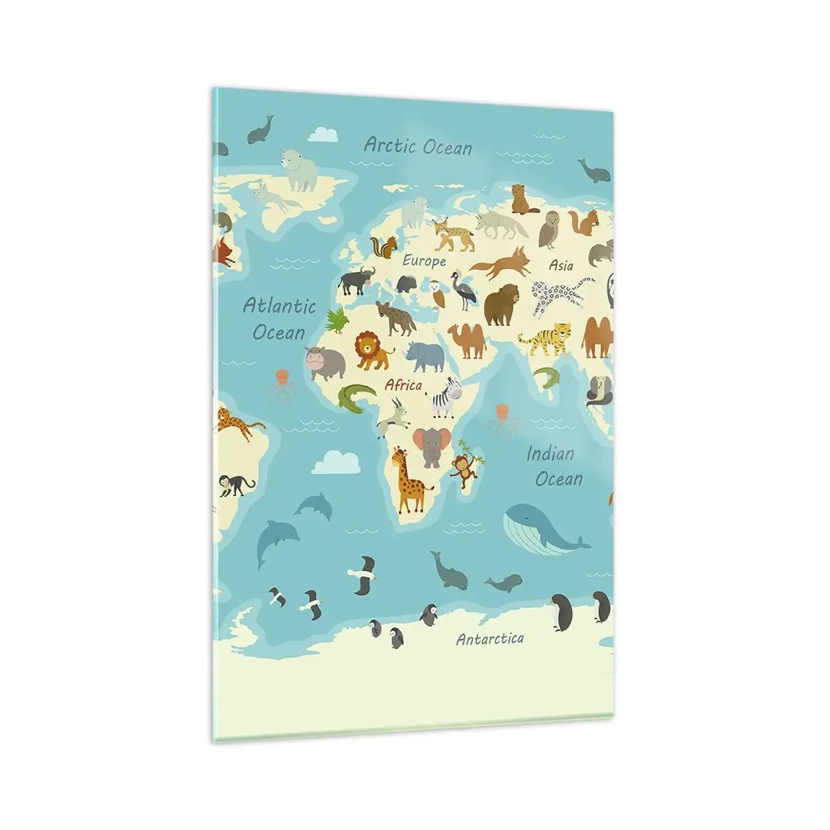 Obraz na skle - Dobrí susedia - 80x120 cm