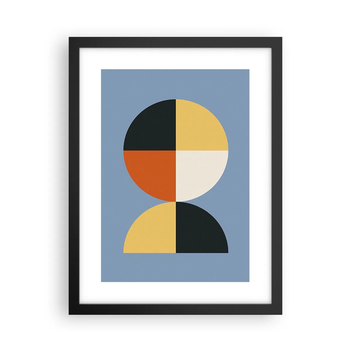 Plagát v čiernom ráme - Pozri a počítaj - 30x40 cm