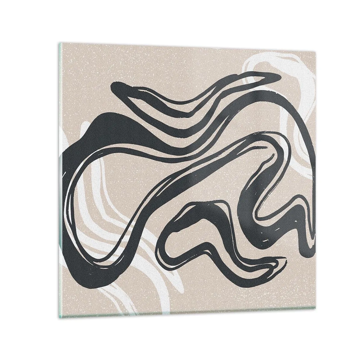 Obraz na skle - Znásobená expresia - 50x50 cm