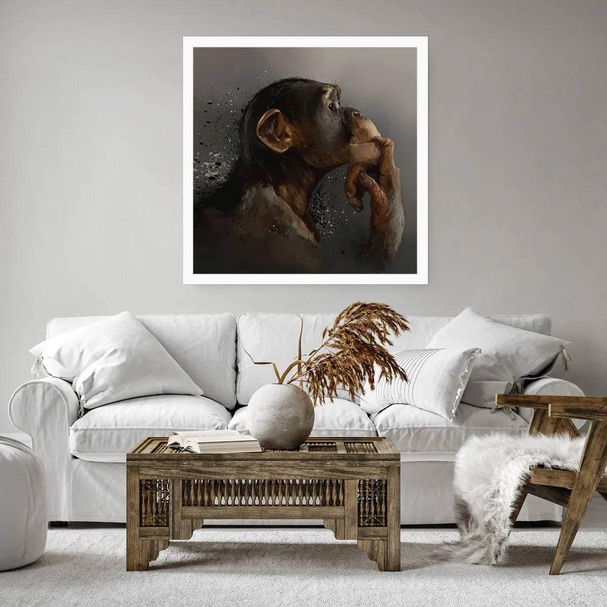 Plagát - Určite mysliteľ - 60x60 cm