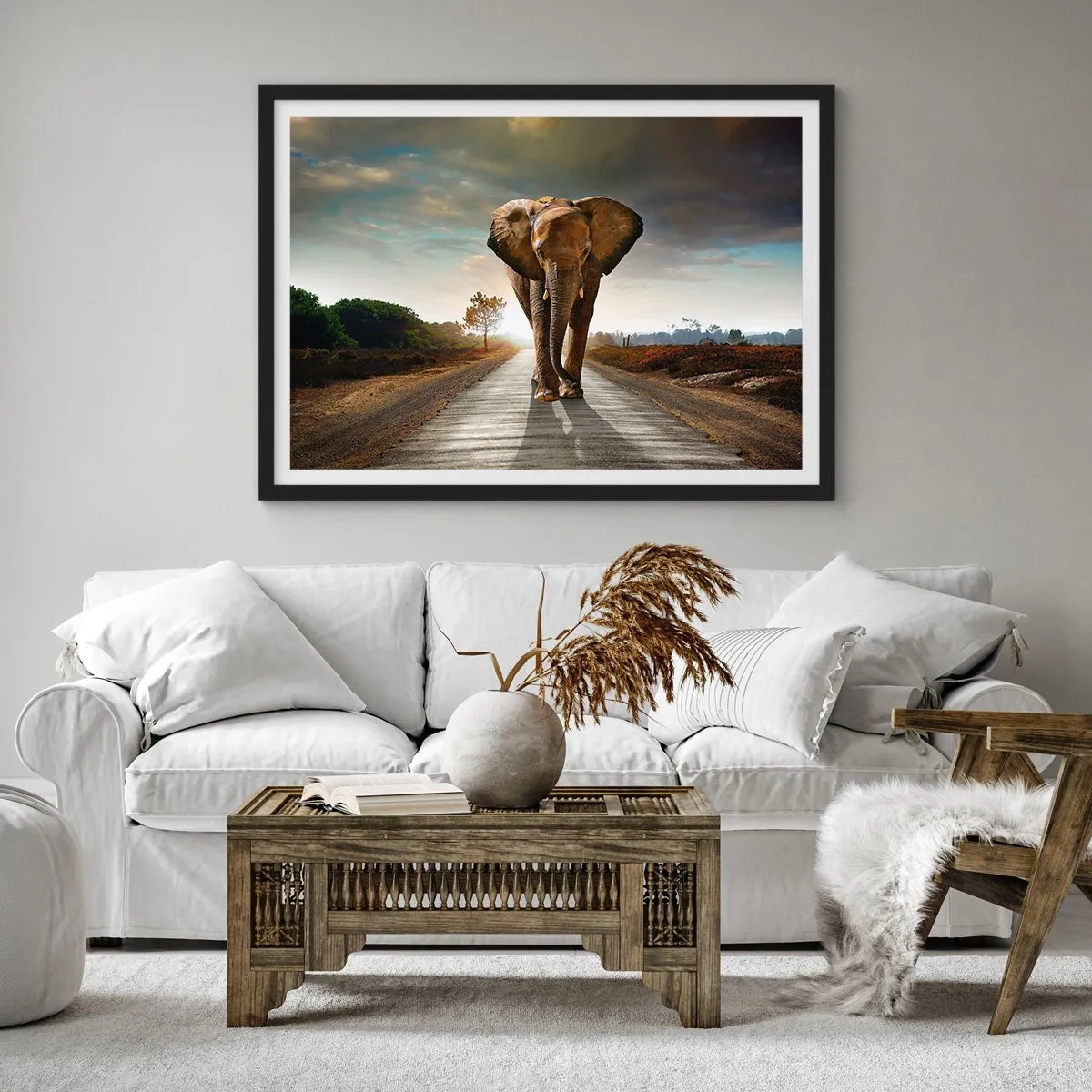 Plagát v čiernom ráme - A vôbec nie v sklade porcelánu - 40x30 cm