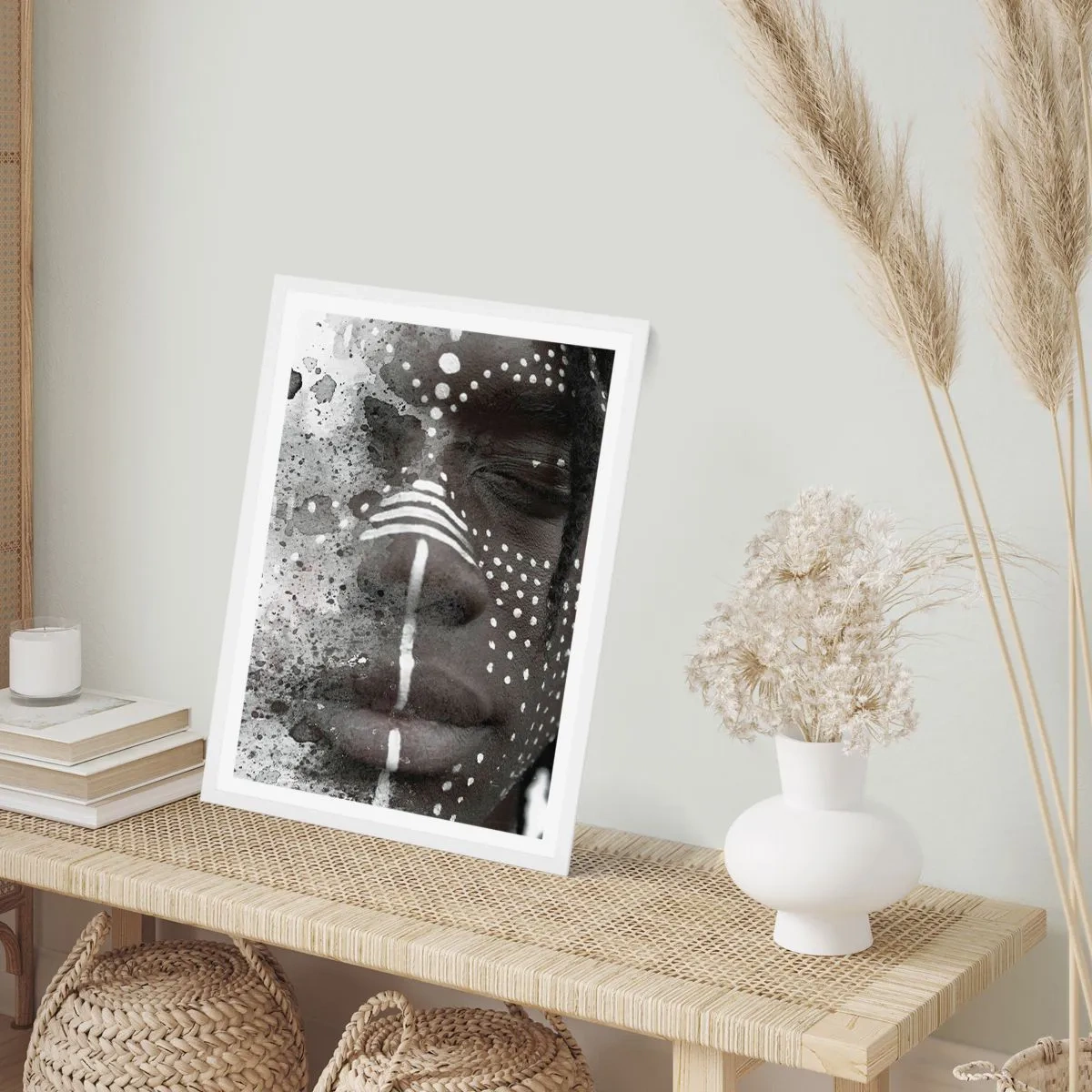Plagát v bielom ráme - Objav pôvodného ducha - 50x70 cm