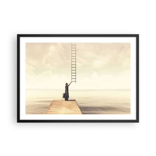 Plagát v čiernom ráme - Magická cesta - 70x50 cm