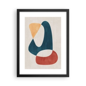 Plagát v čiernom ráme - Vplyvy a metamorfózy - 30x40 cm
