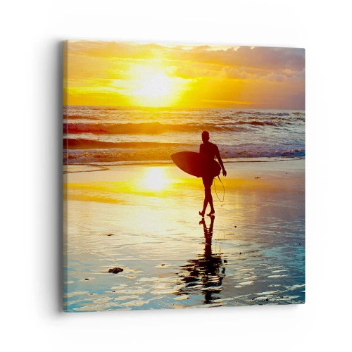 Obraz na plátne - Návrat bojovníka - 40x40 cm