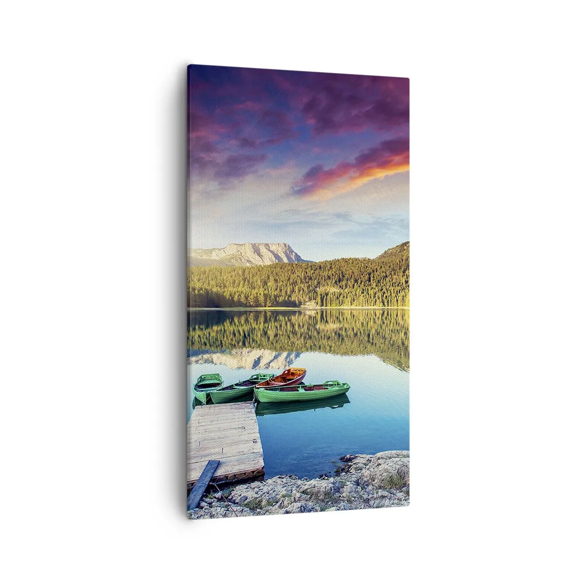 Obraz na plátne - Pri vode hladkej ako zrkadlo - 55x100 cm